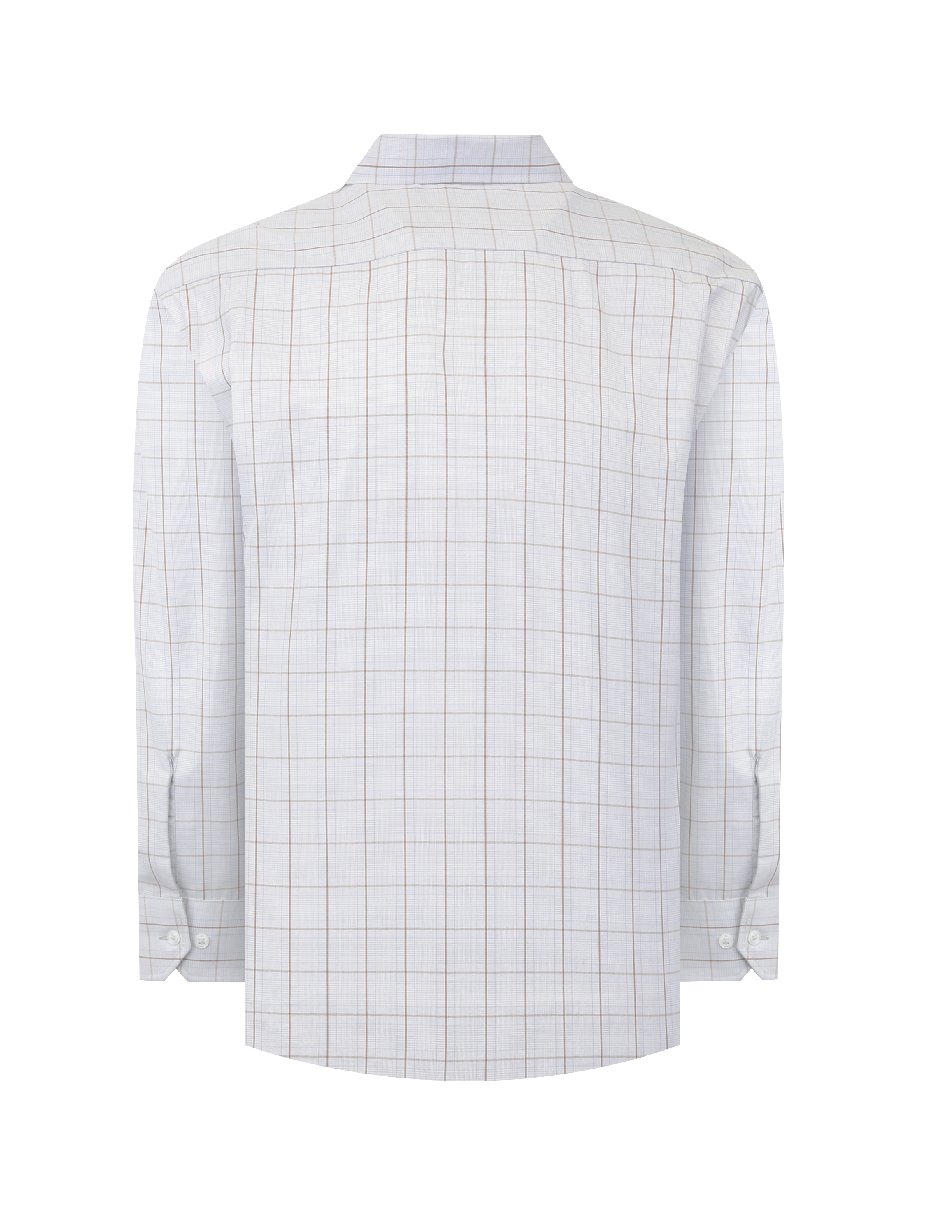 Camisa casual manga larga para hombre 5