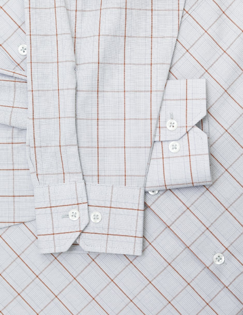 Camisa casual manga larga para hombre 7