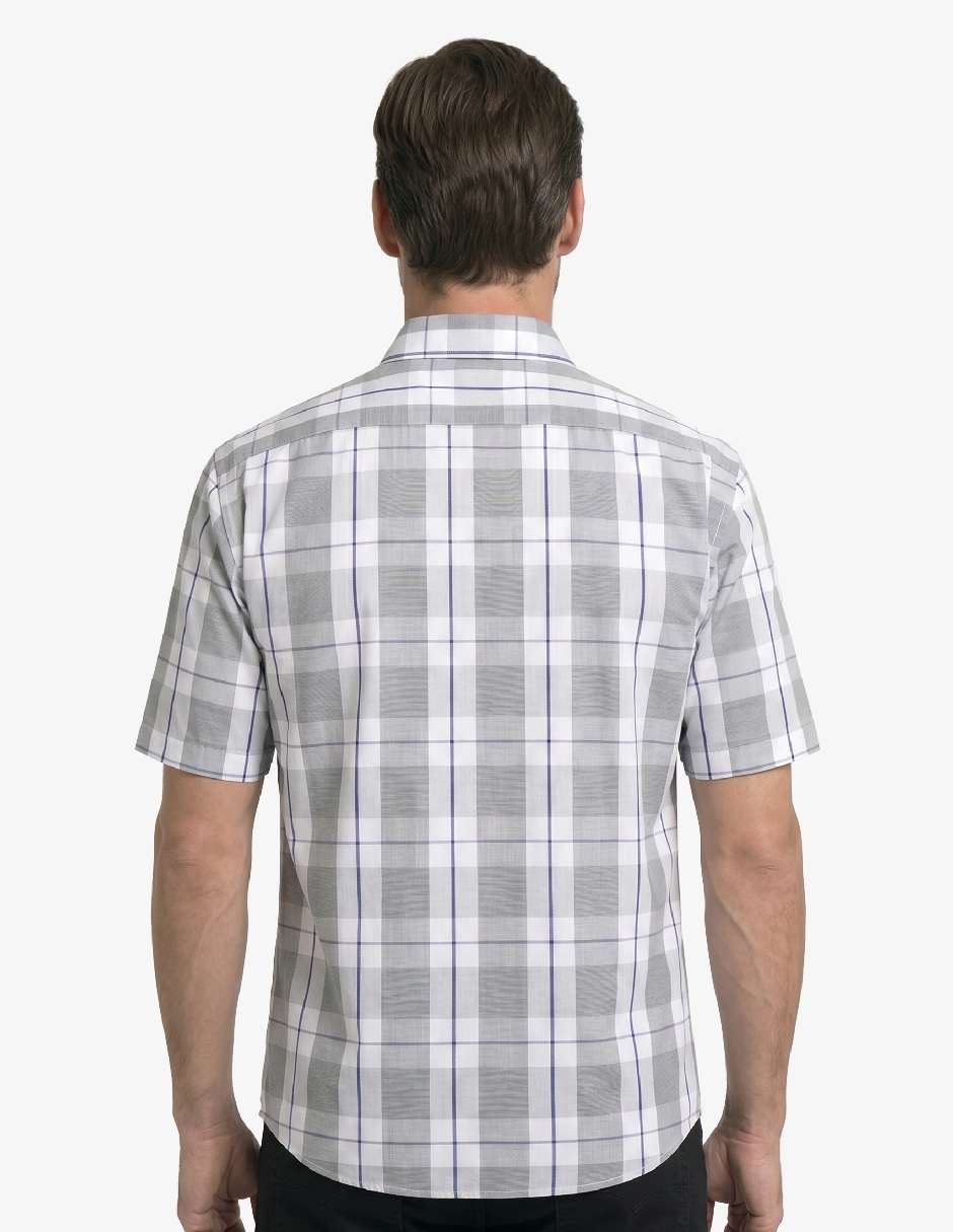 Camisa casual manga corta para hombre