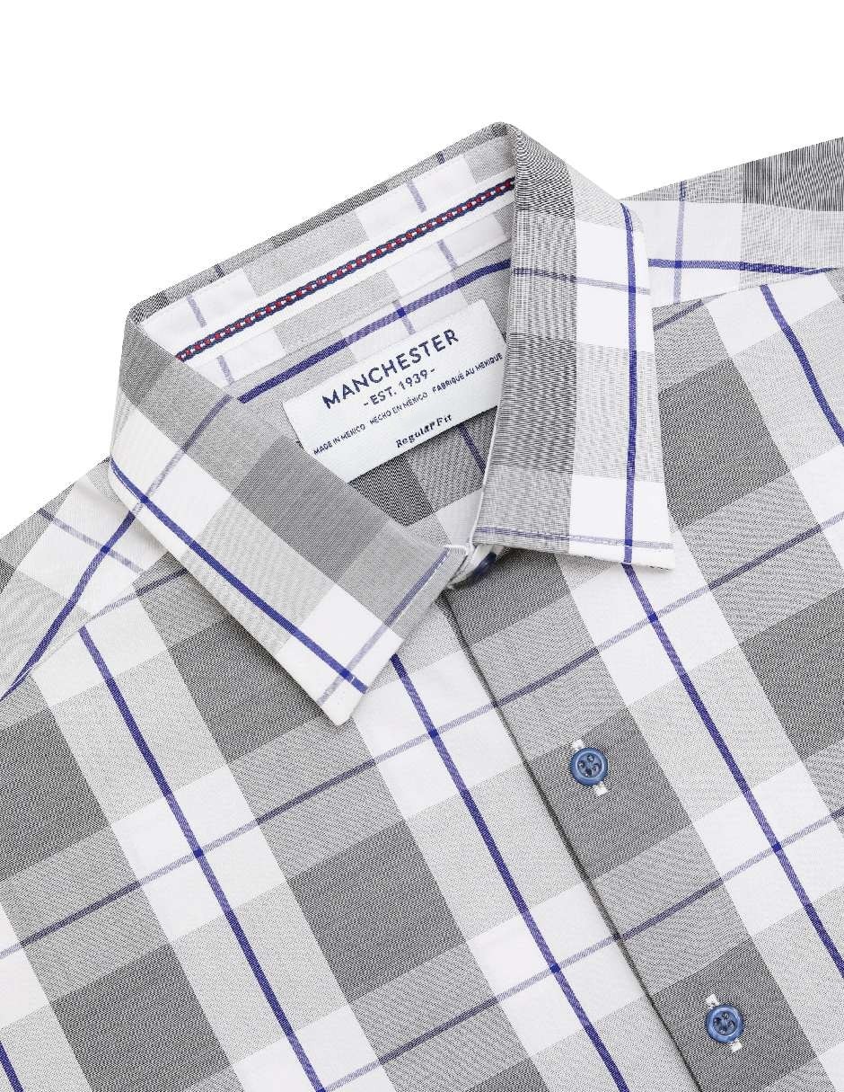 Camisa casual manga corta para hombre