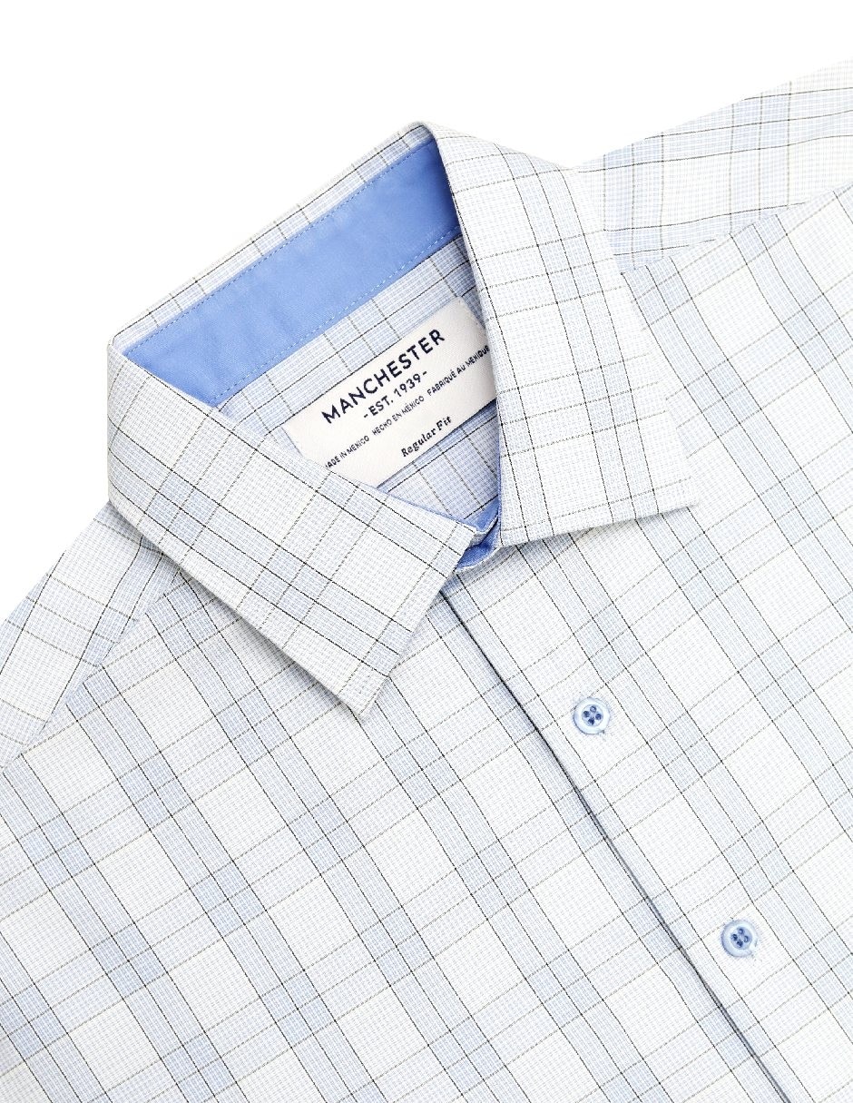 Camisa casual manga larga para hombre