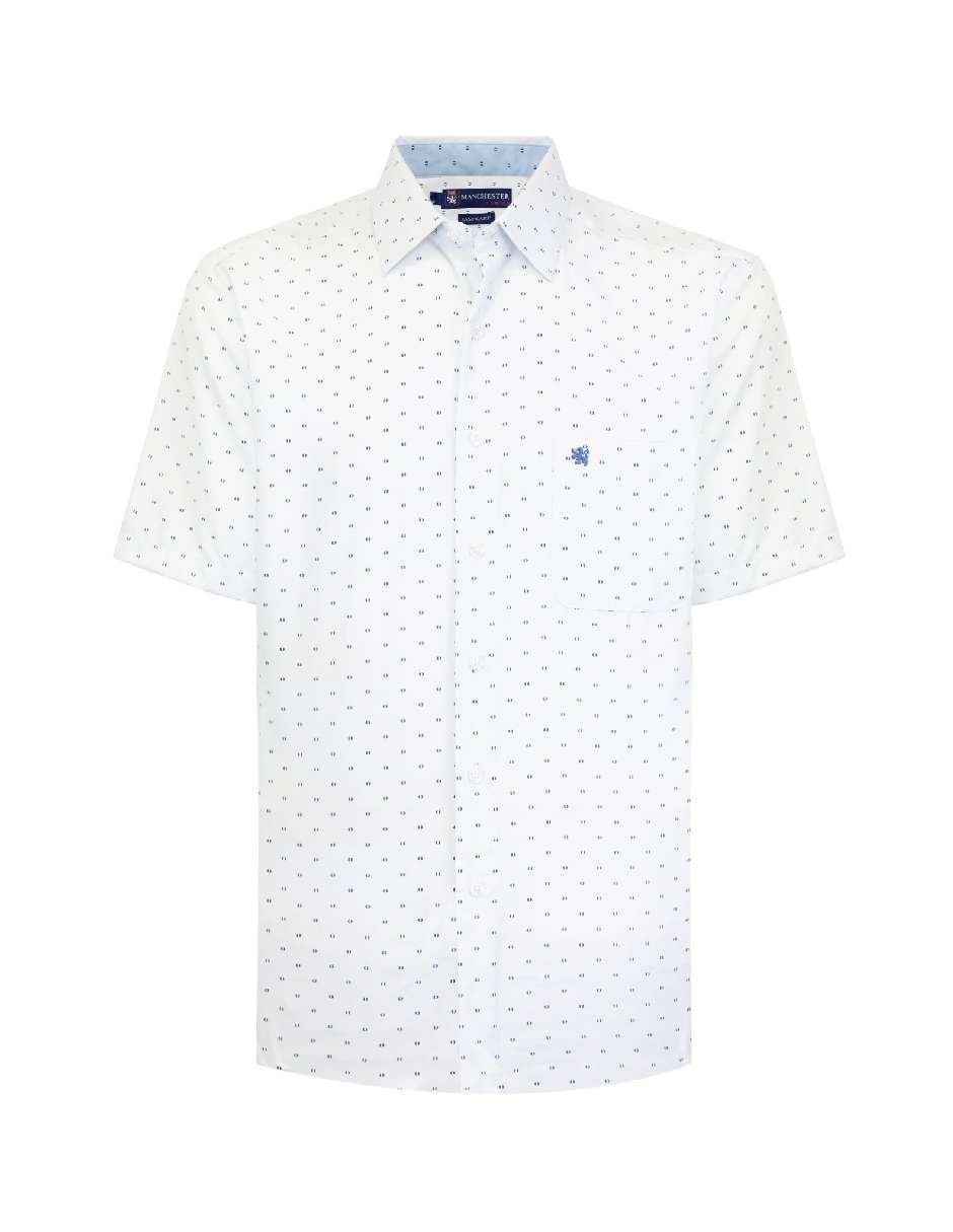 Camisa casual manga corta para hombre