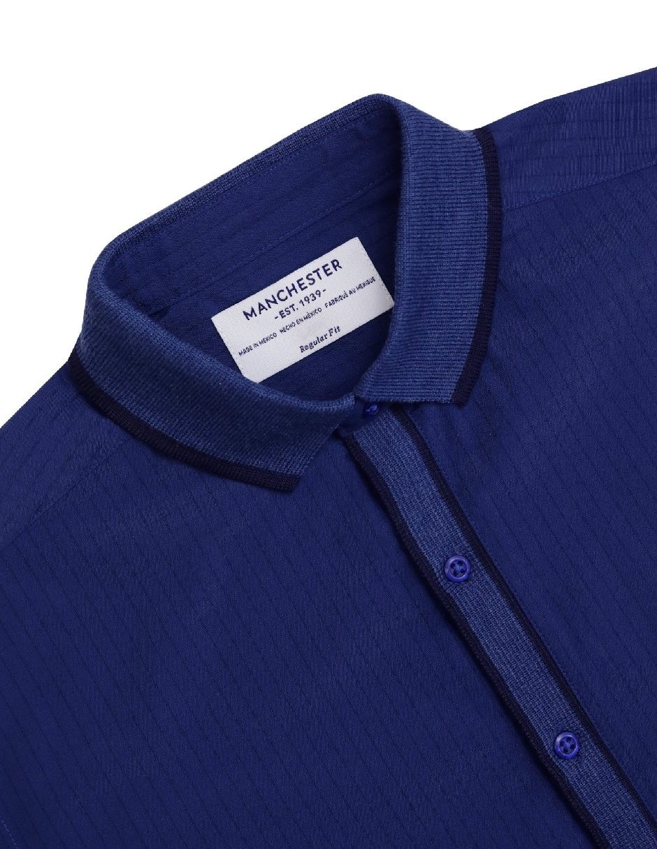 Camisa casual manga larga para hombre