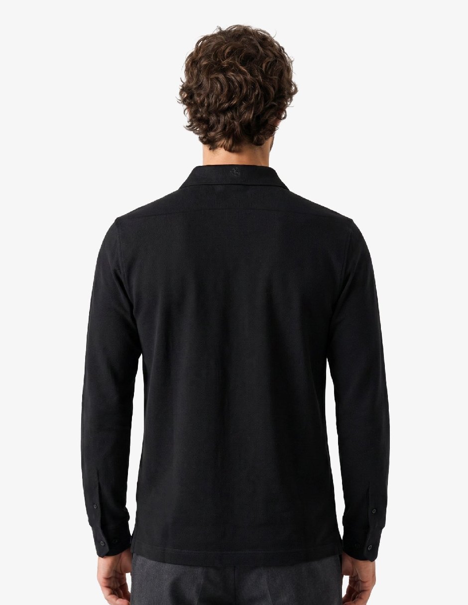 Camisa casual manga larga para hombre 5
