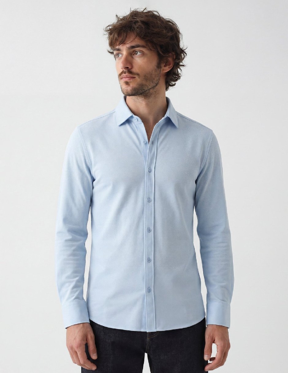 Camisa casual manga larga para hombre Camisa casual manga larga para hombre