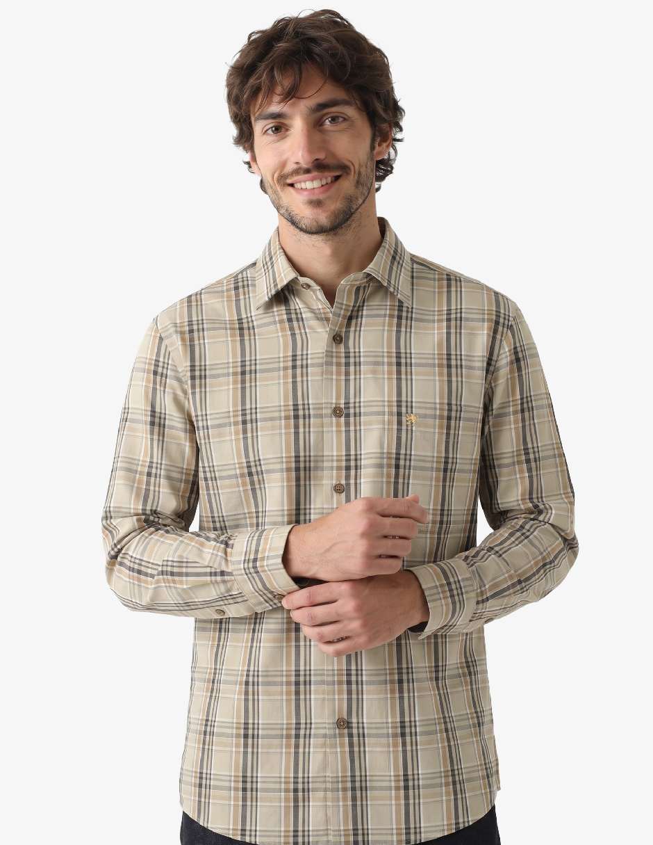 Camisa casual manga larga para hombre Camisa casual manga larga para hombre