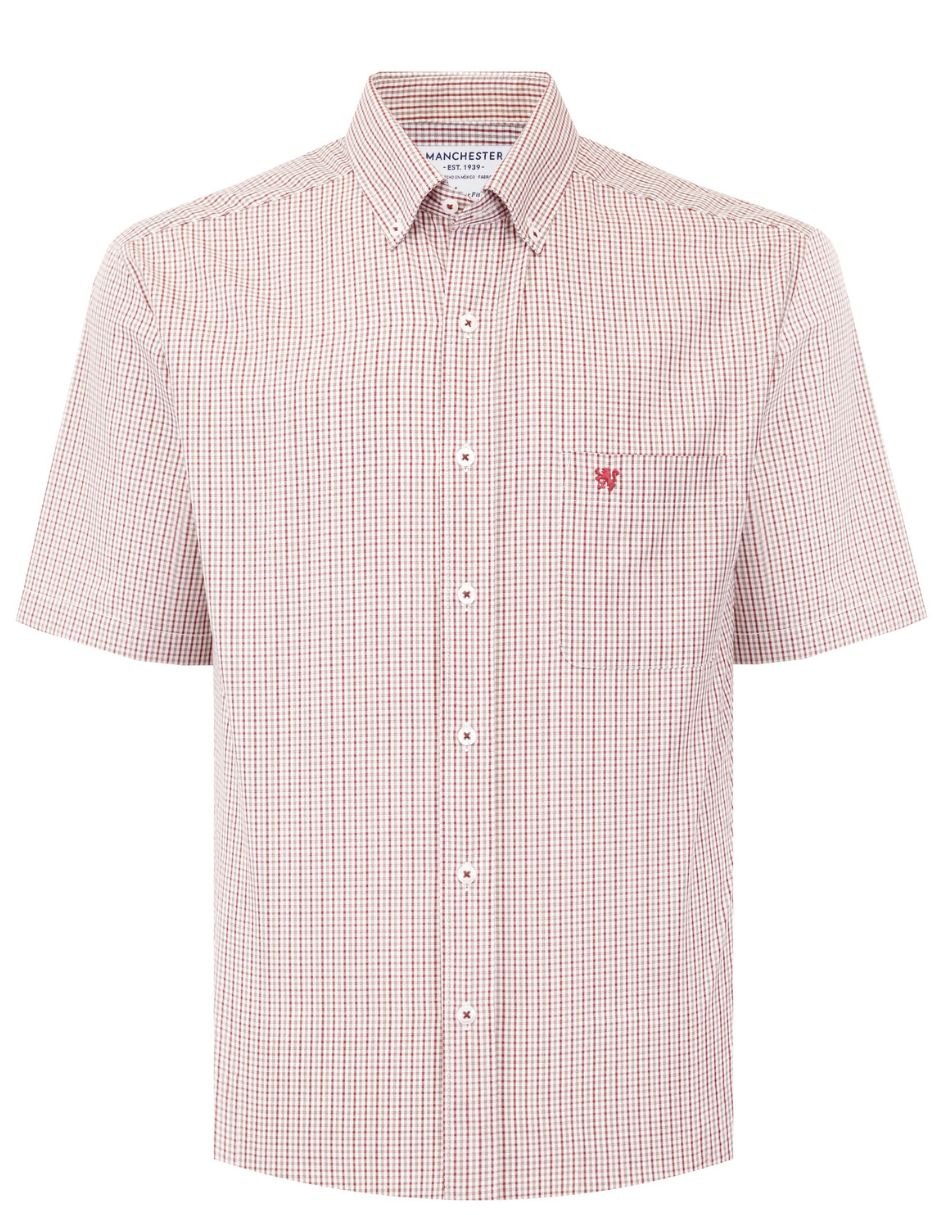 Camisa casual manga corta para hombre 7