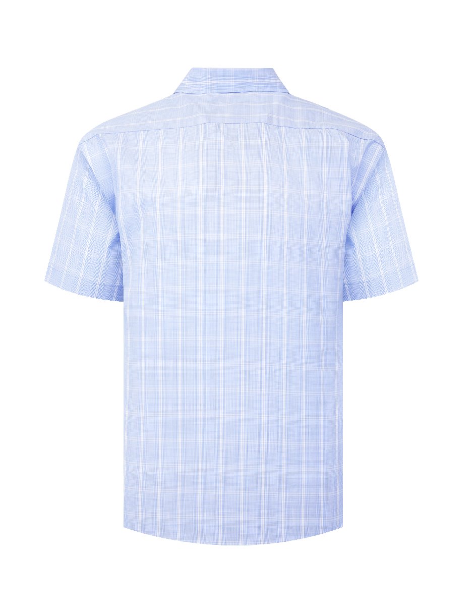 Camisa camisa casual manga corta para hombre 4