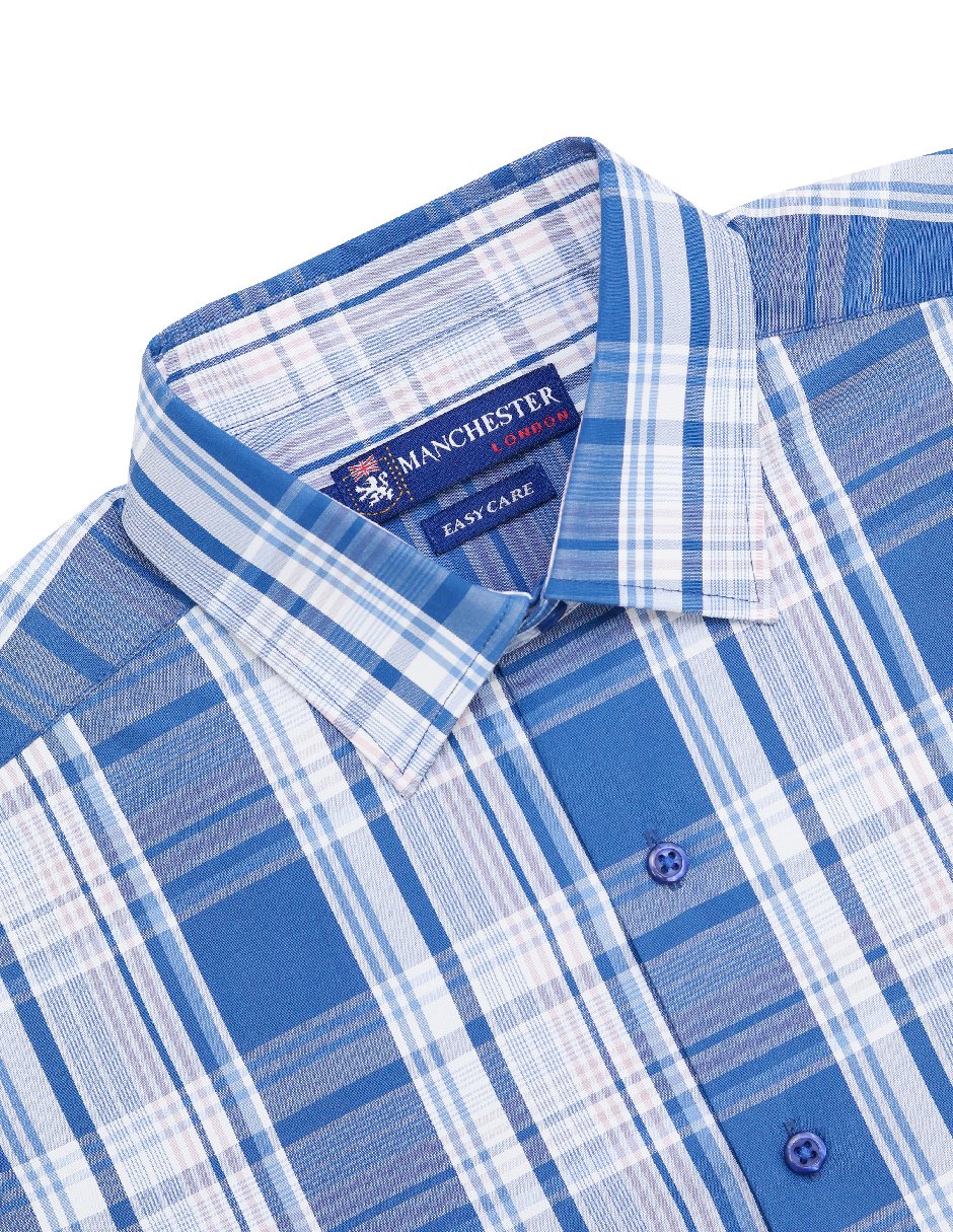 Camisa casual manga corta para hombre 6