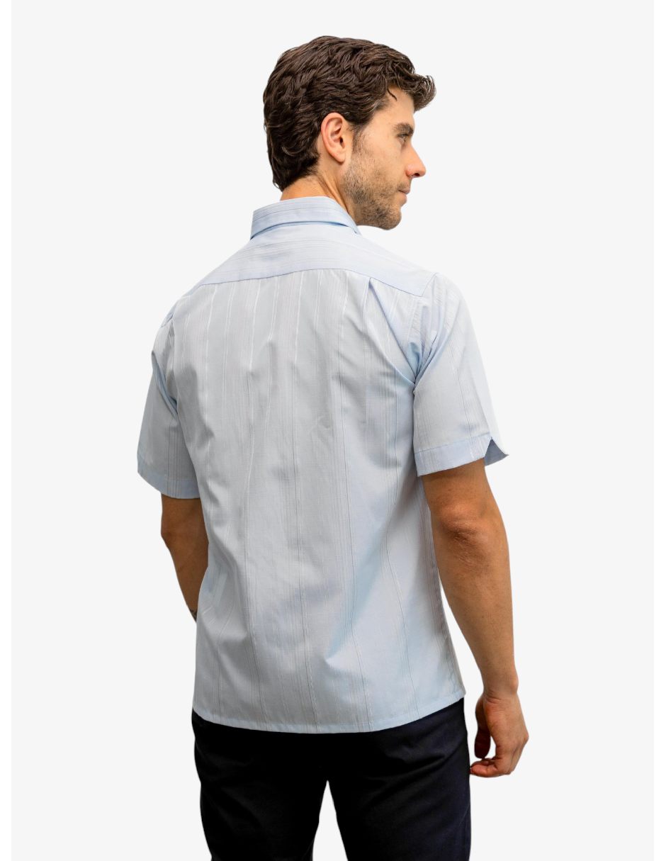 Camisa casual manga corta para hombre 5