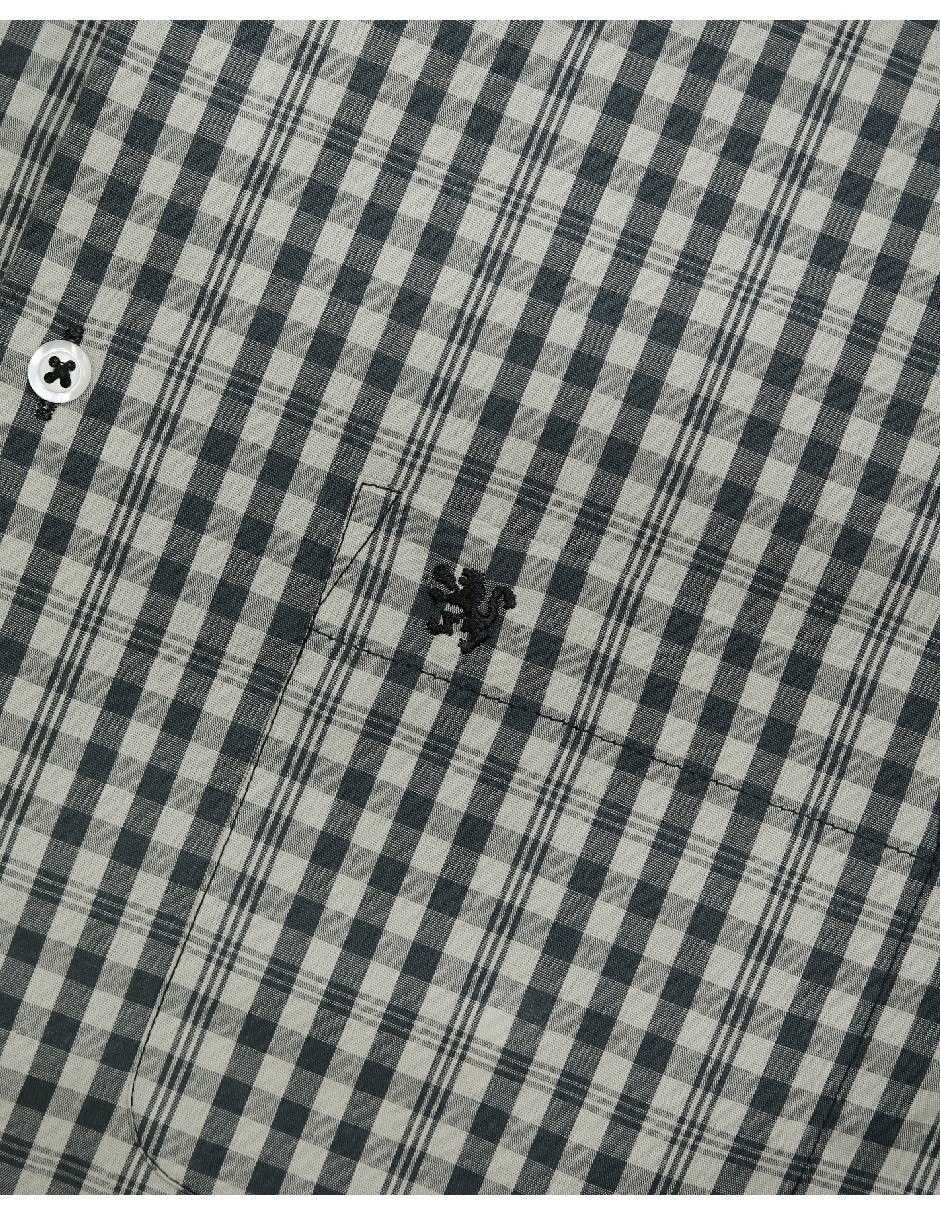 Camisa casual manga corta para hombre 8