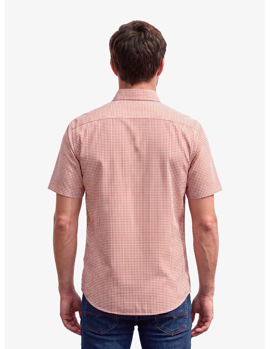 Camisa casual manga corta para hombre 5