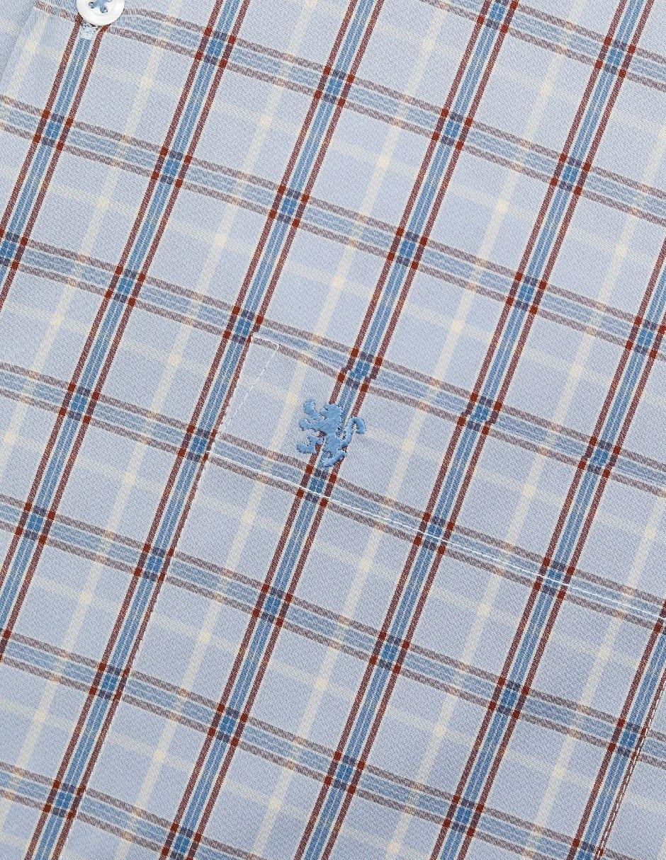 Camisa casual manga corta para hombre 7