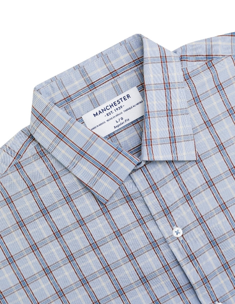Camisa casual manga corta para hombre 3