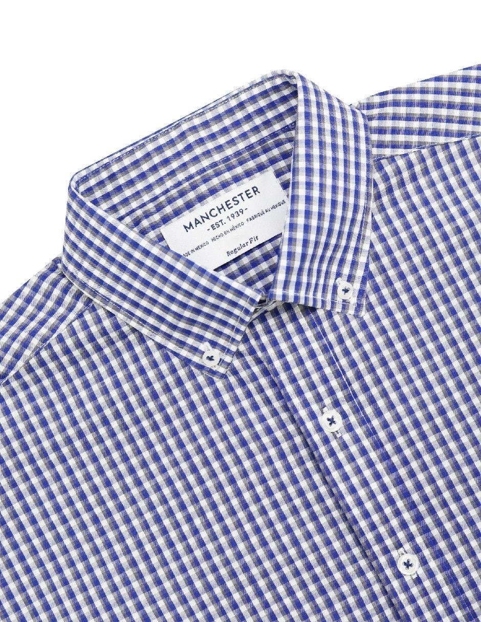 Camisa casual manga larga para hombre 2