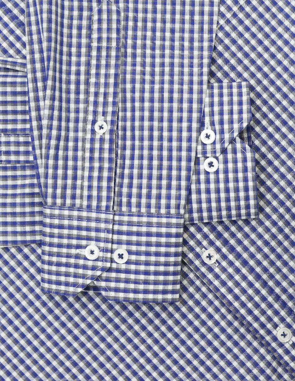 Camisa casual manga larga para hombre 3