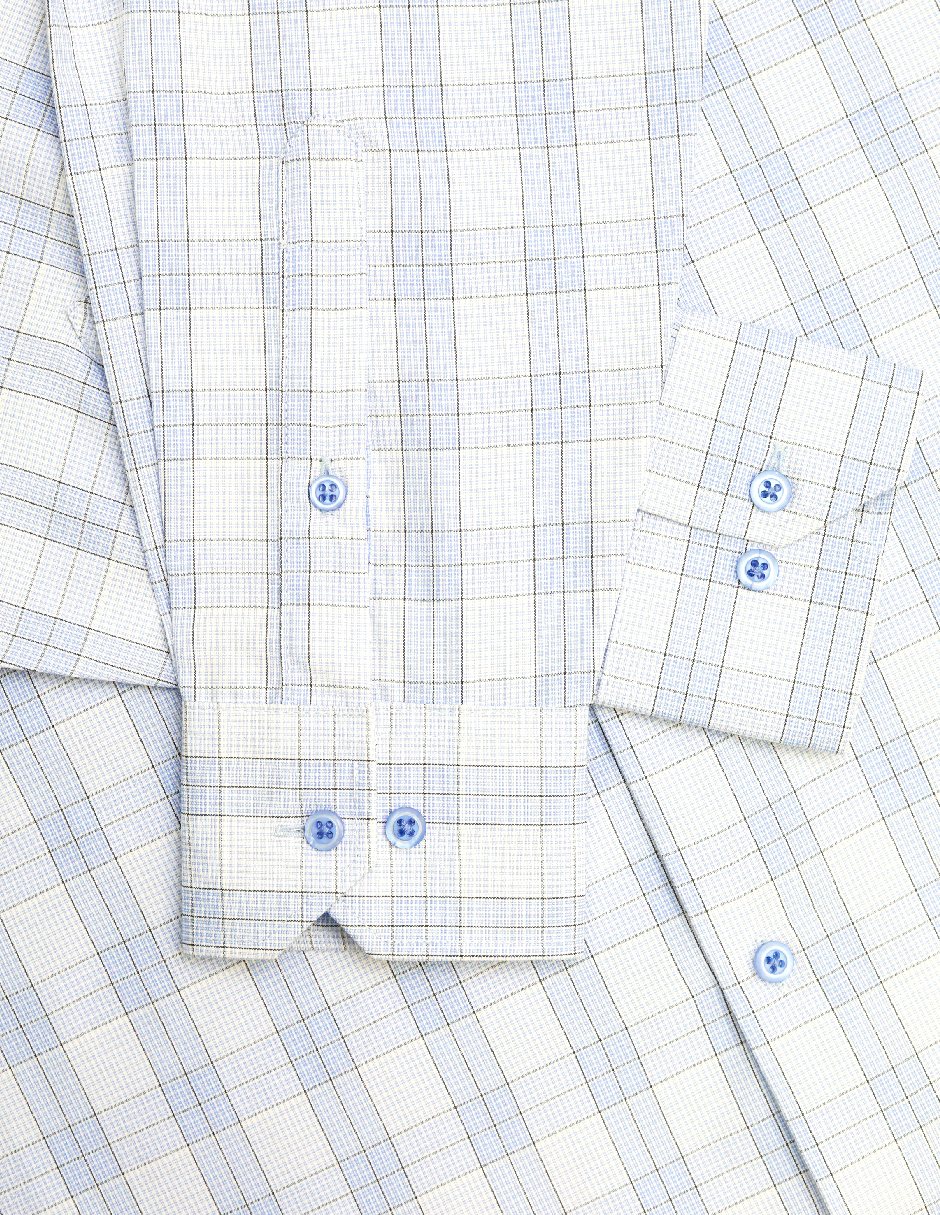 Camisa casual manga larga para hombre