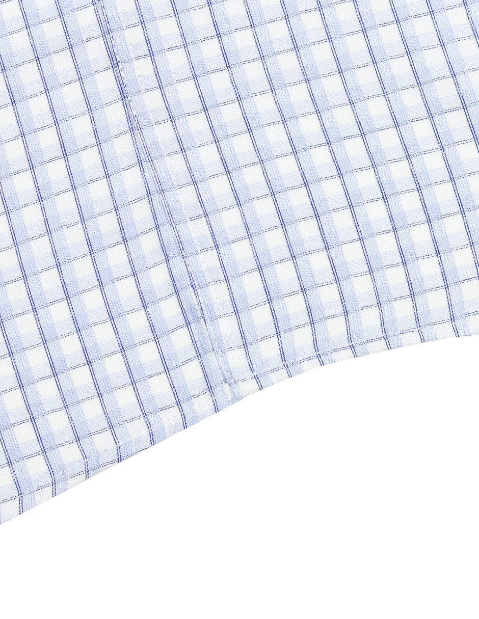 Camisa casual wrinkle de algodón manga corta para hombre 3
