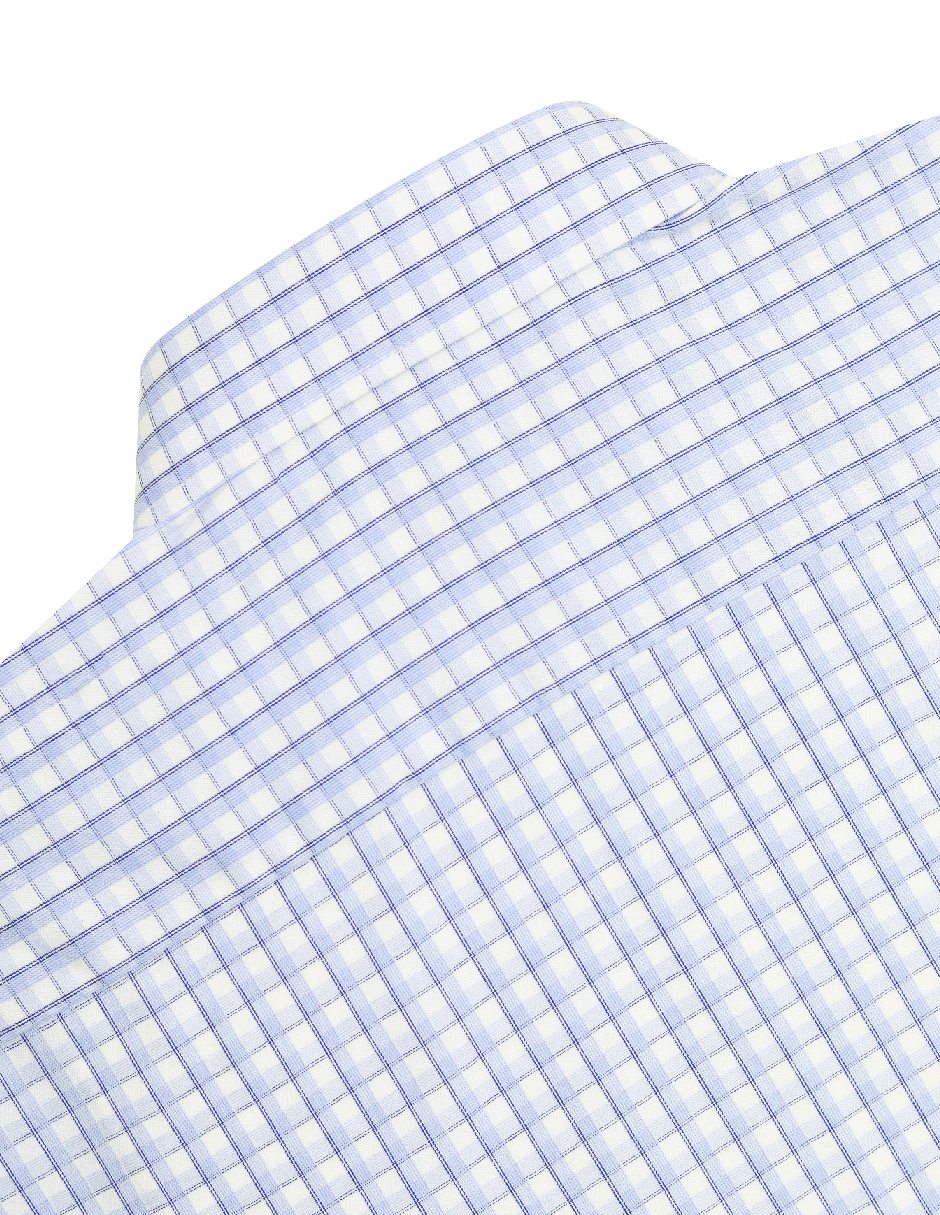 Camisa casual wrinkle de algodón manga corta para hombre 6