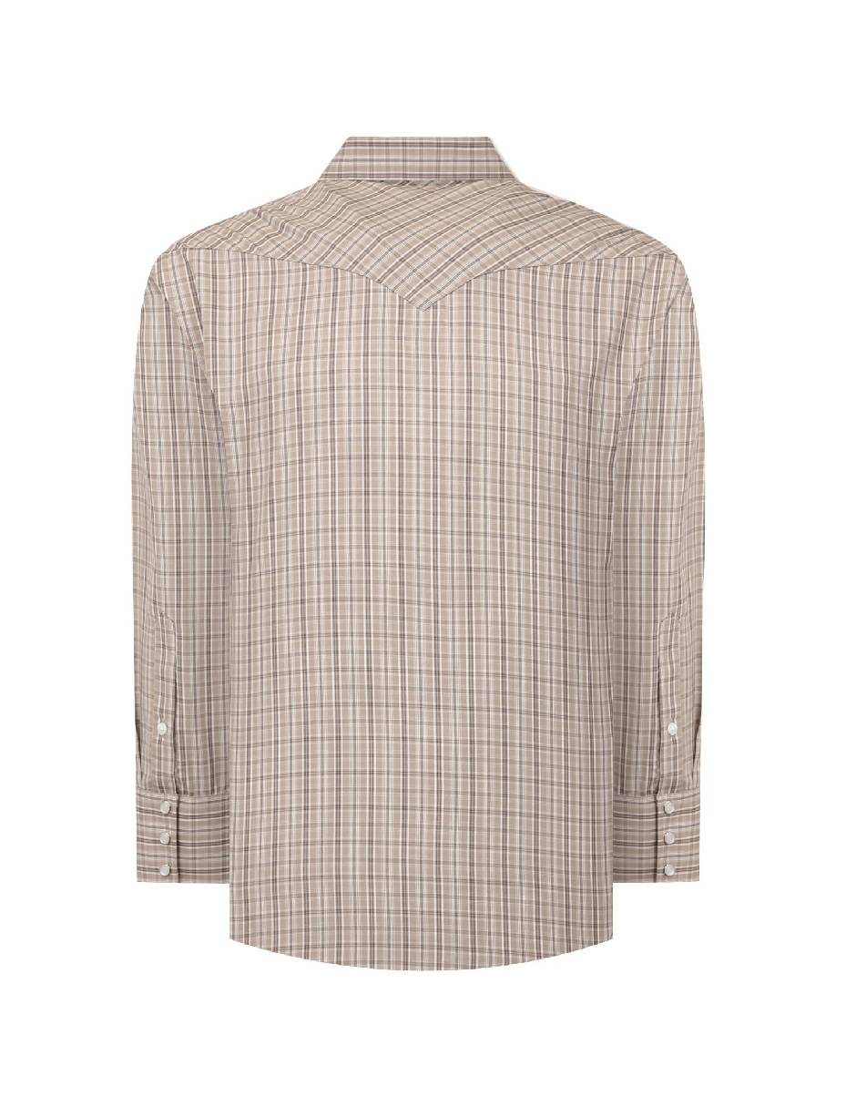 Camisa casual manga larga para hombre