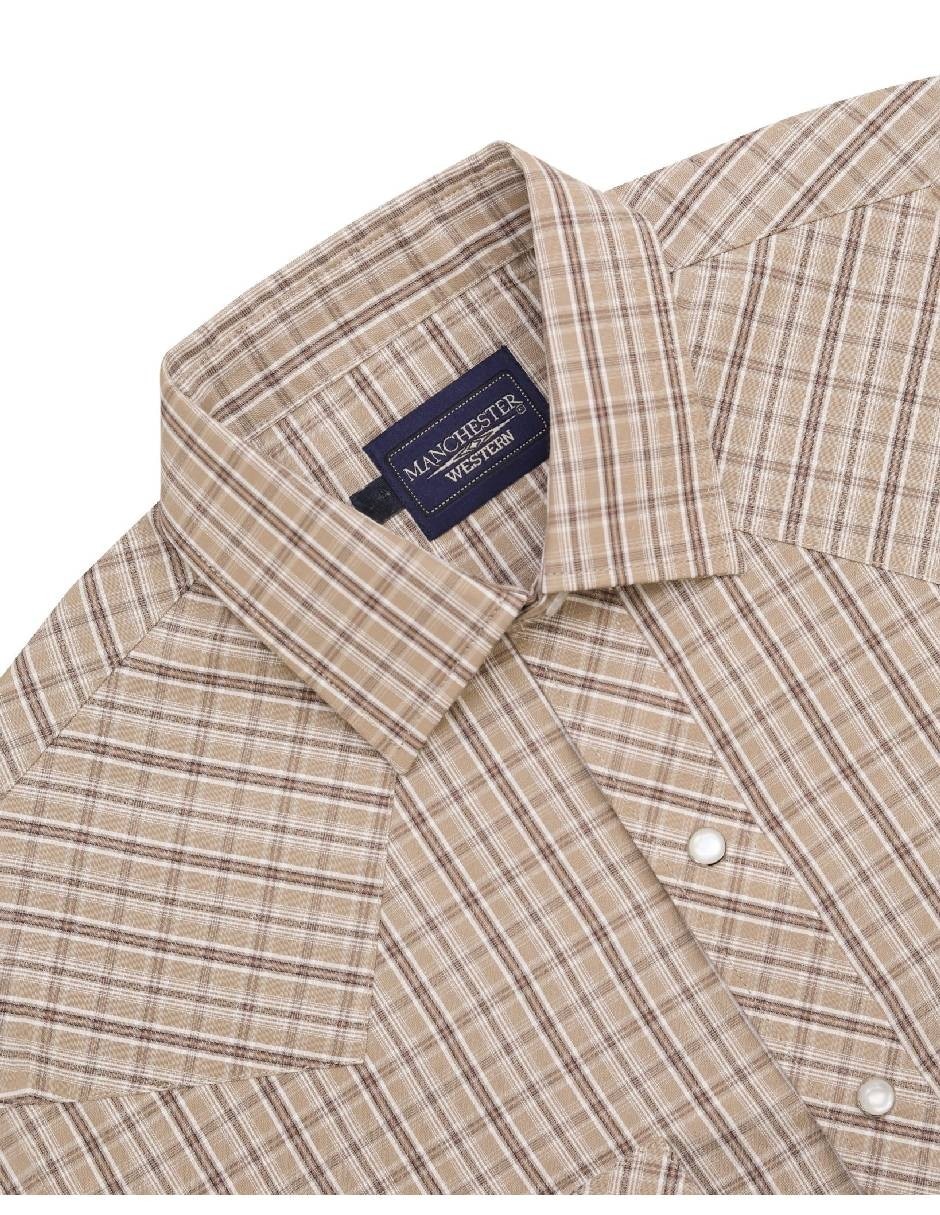 Camisa casual manga larga para hombre