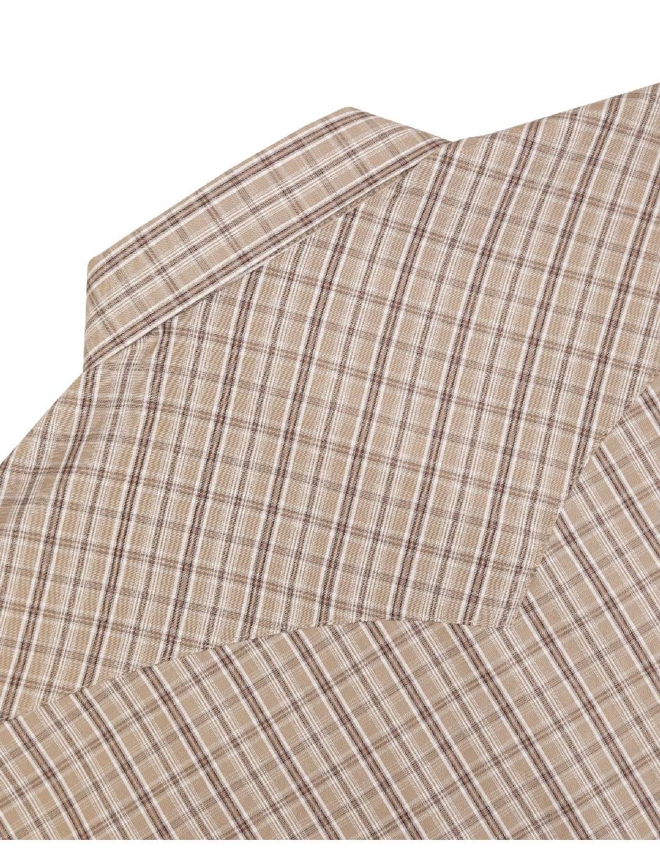 Camisa casual manga larga para hombre 8