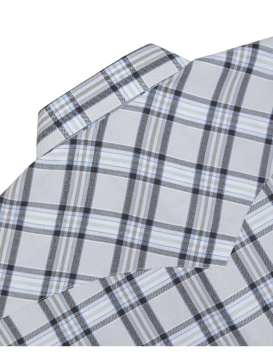 Camisa casual manga larga para hombre 6
