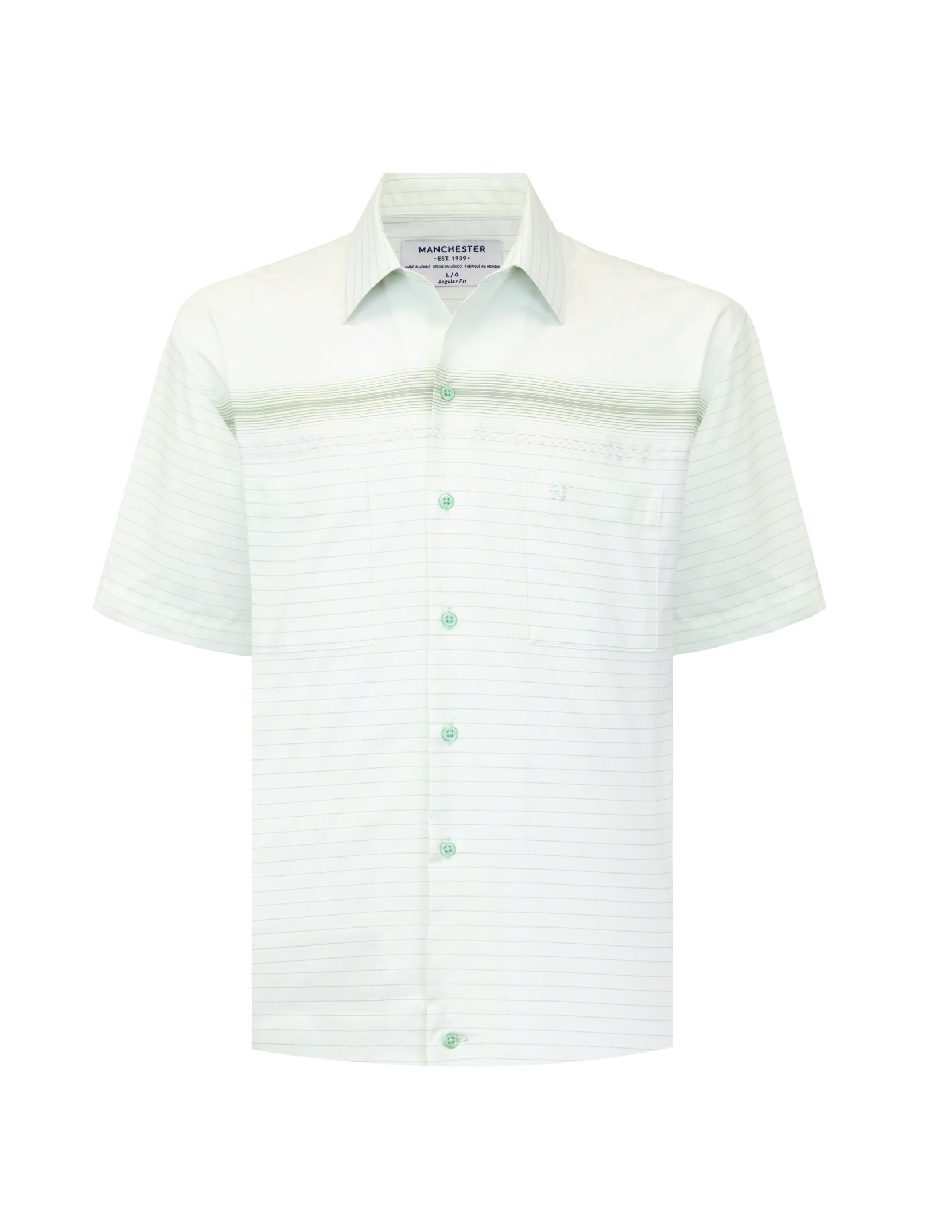 Camisa casual manga corta para hombre 7