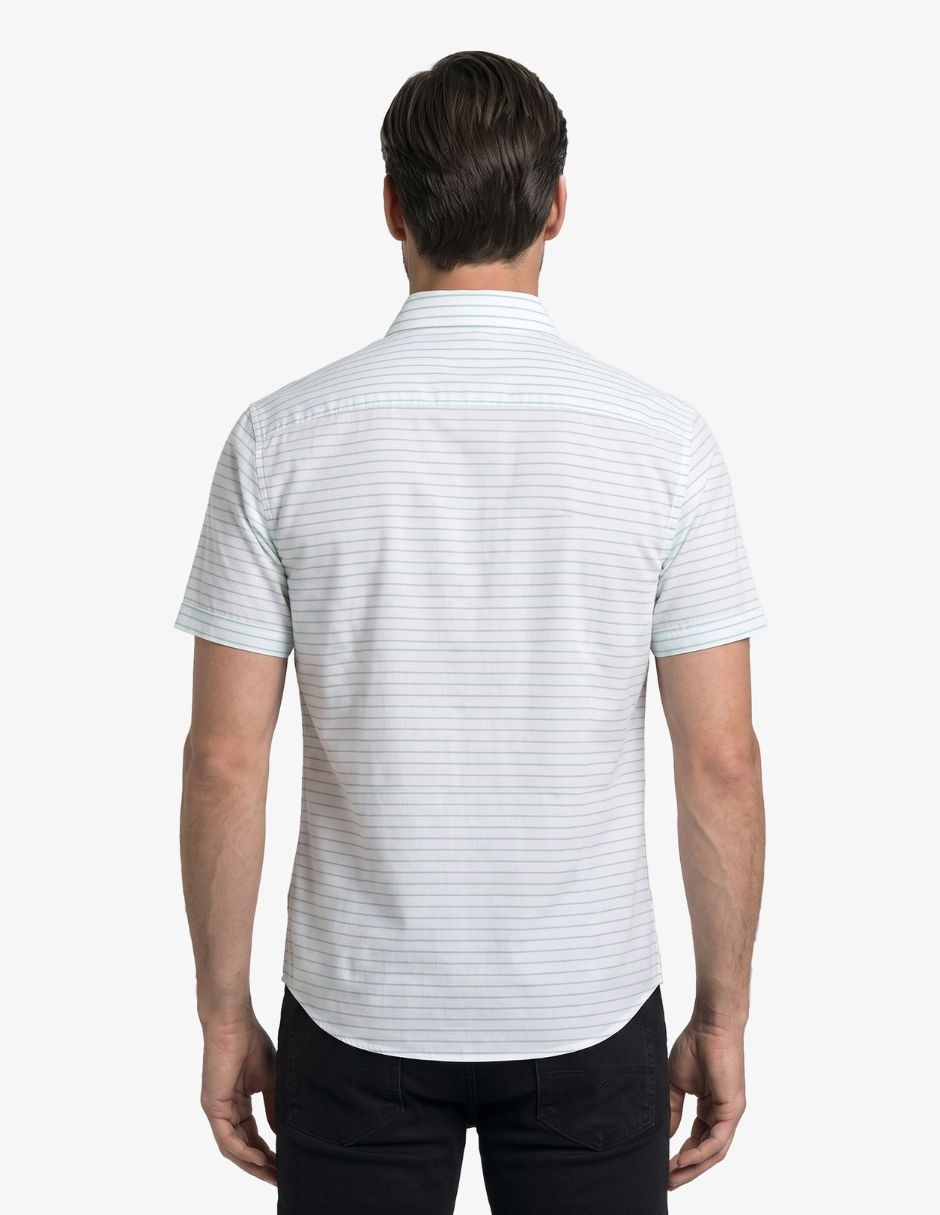 Camisa casual manga corta para hombre 5