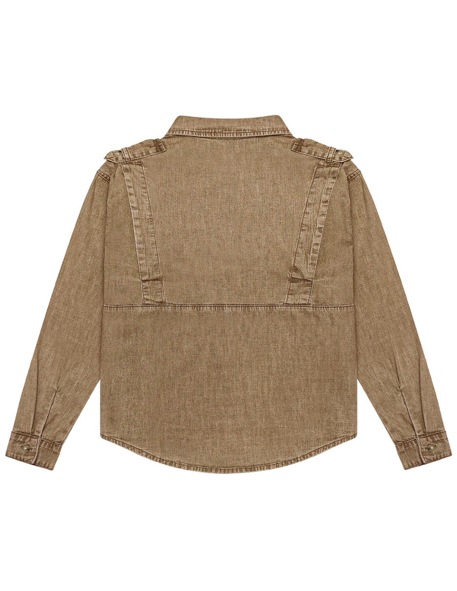 Camisa casual de algodón manga larga para hombre 3