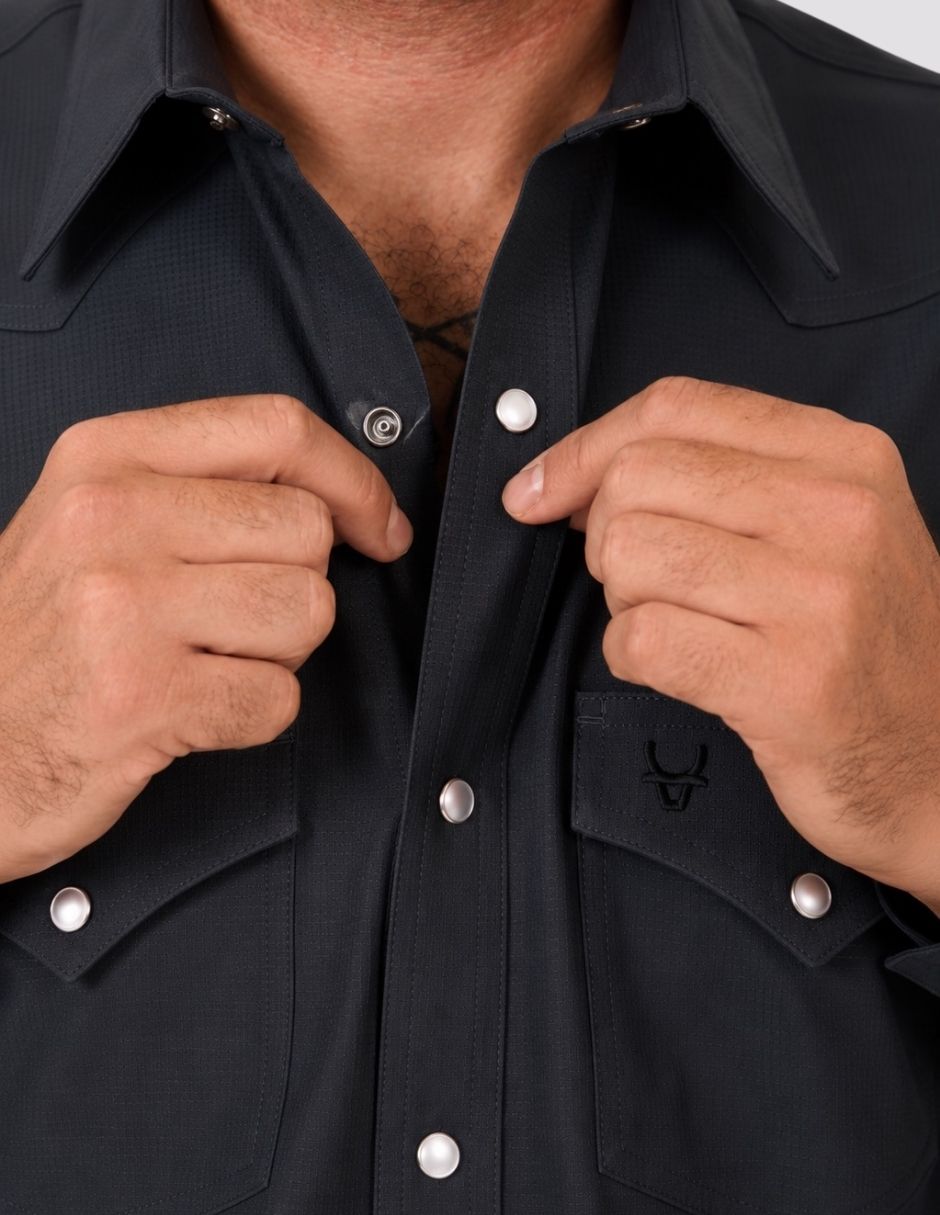Camisa casual manga larga para hombre 4