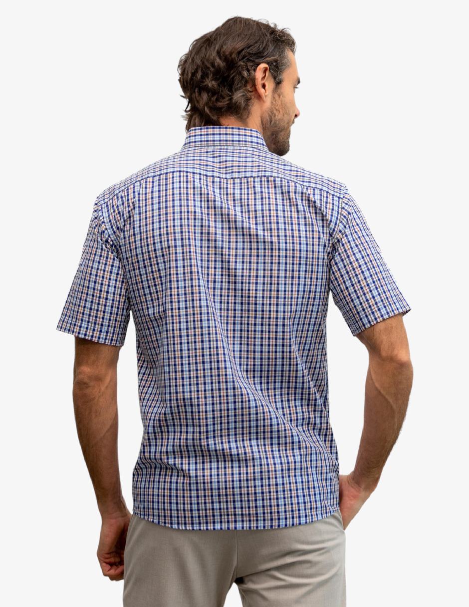Camisa casual manga corta para hombre 5
