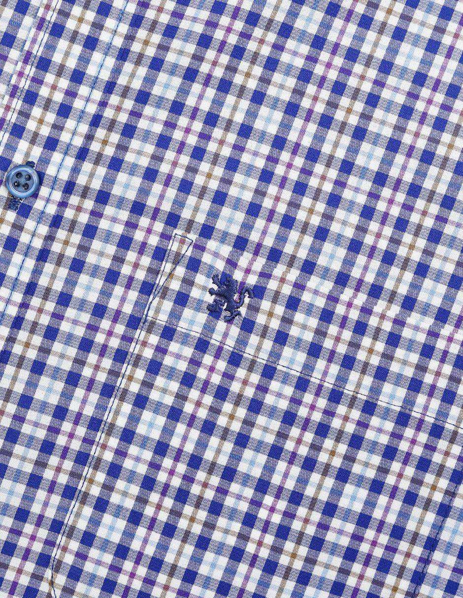 Camisa casual manga corta para hombre 8