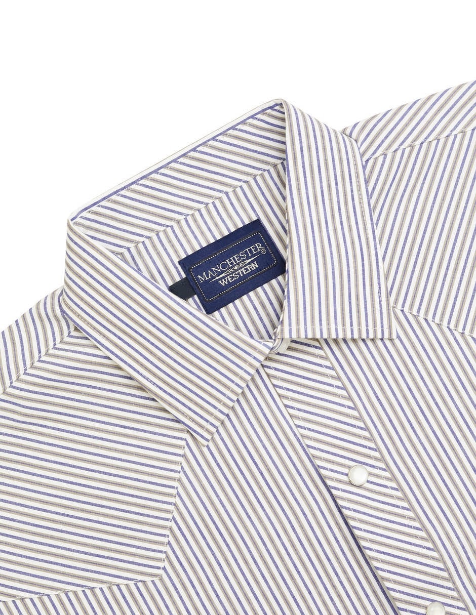 Camisa casual de algodón manga larga para hombre