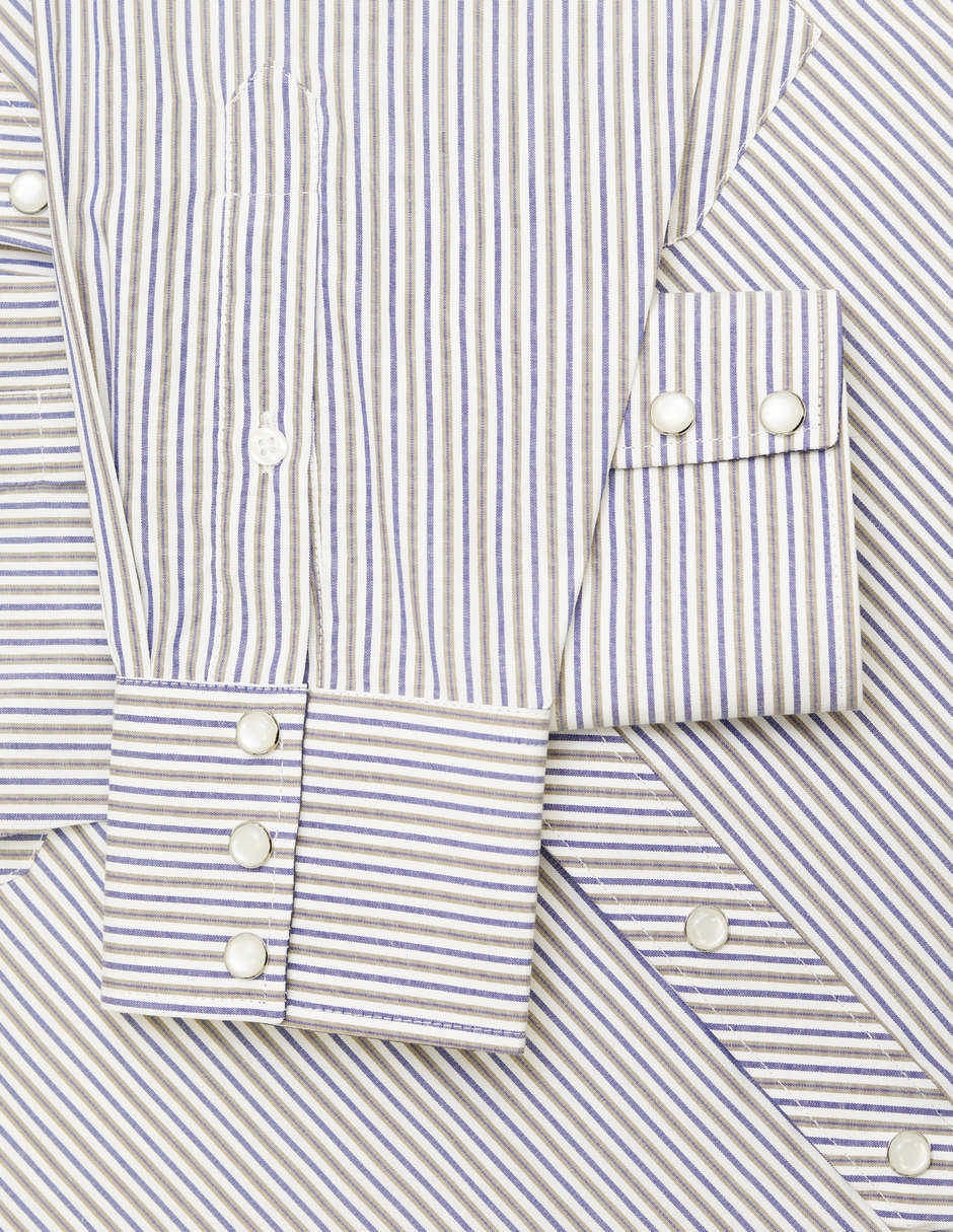 Camisa casual de algodón manga larga para hombre