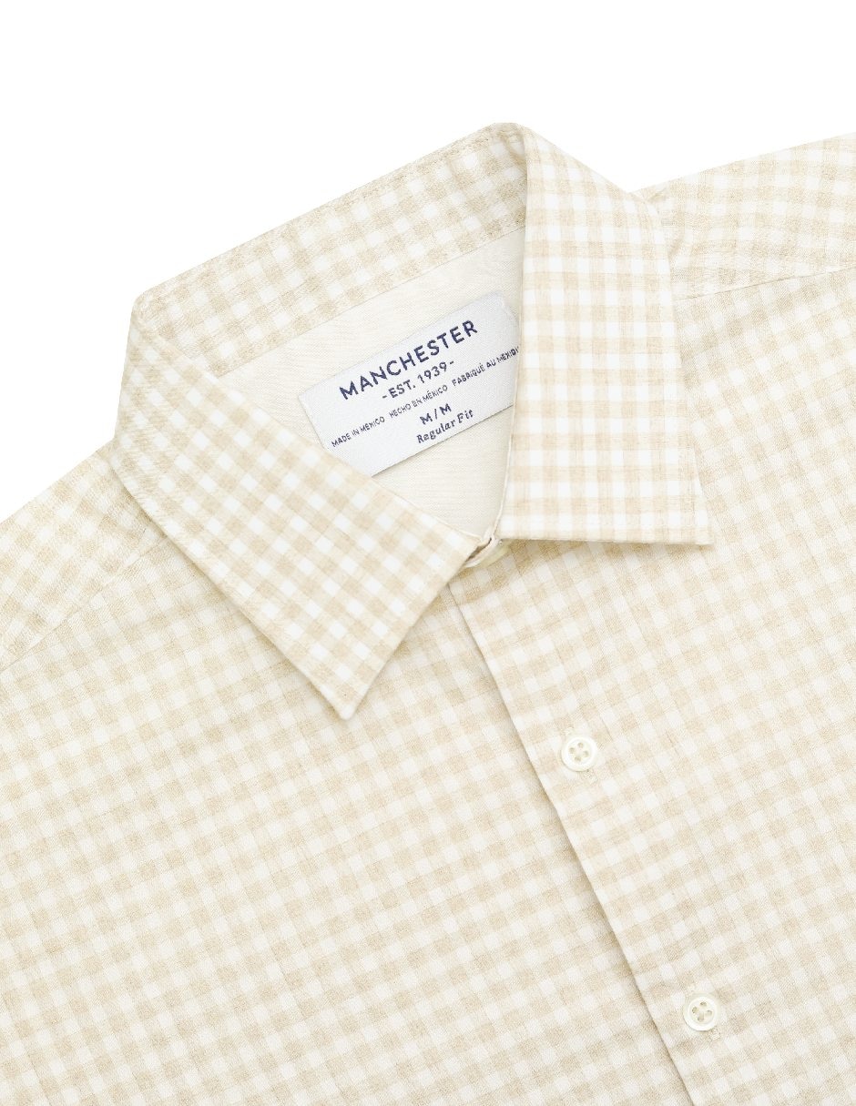 Camisa casual manga larga para hombre 2