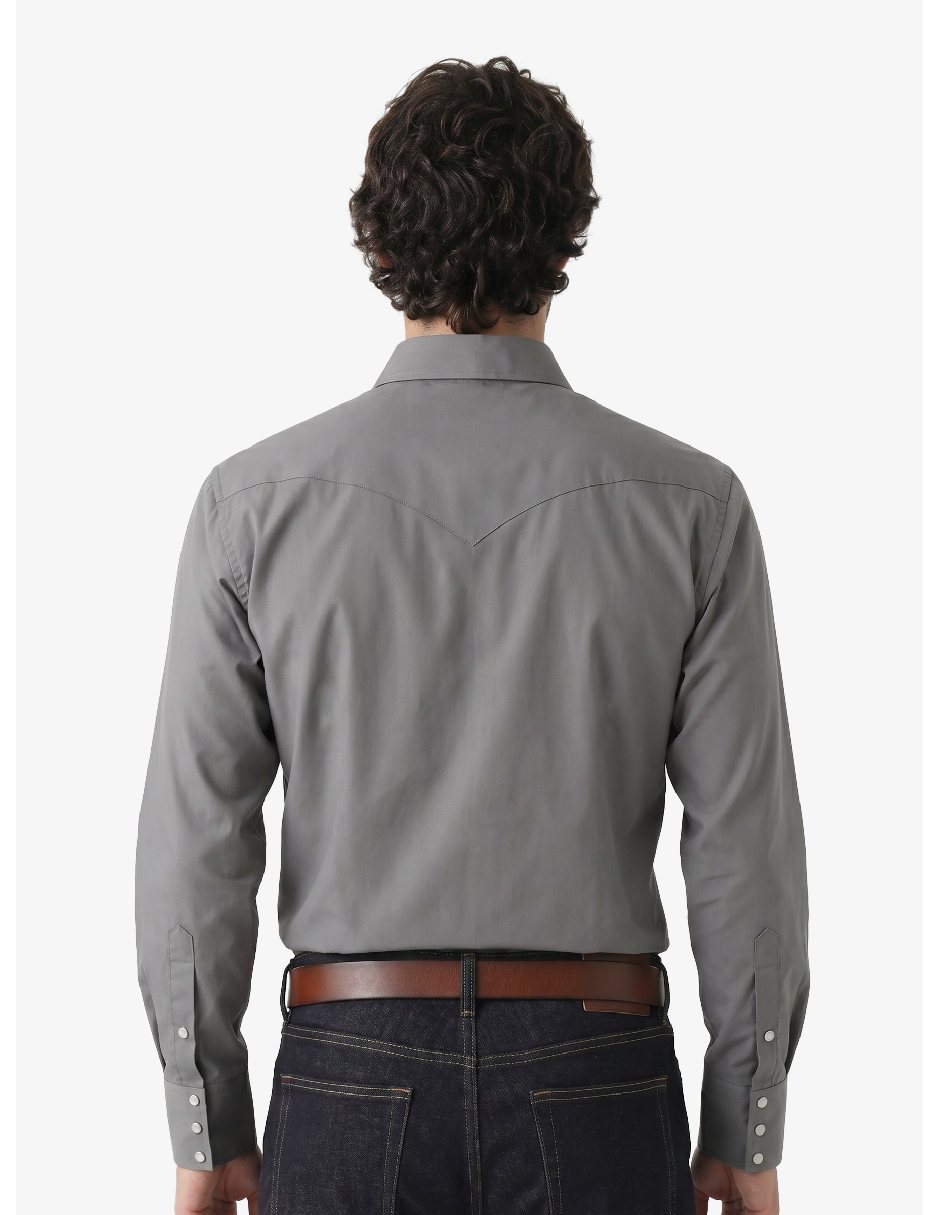 Camisa casual manga larga para hombre