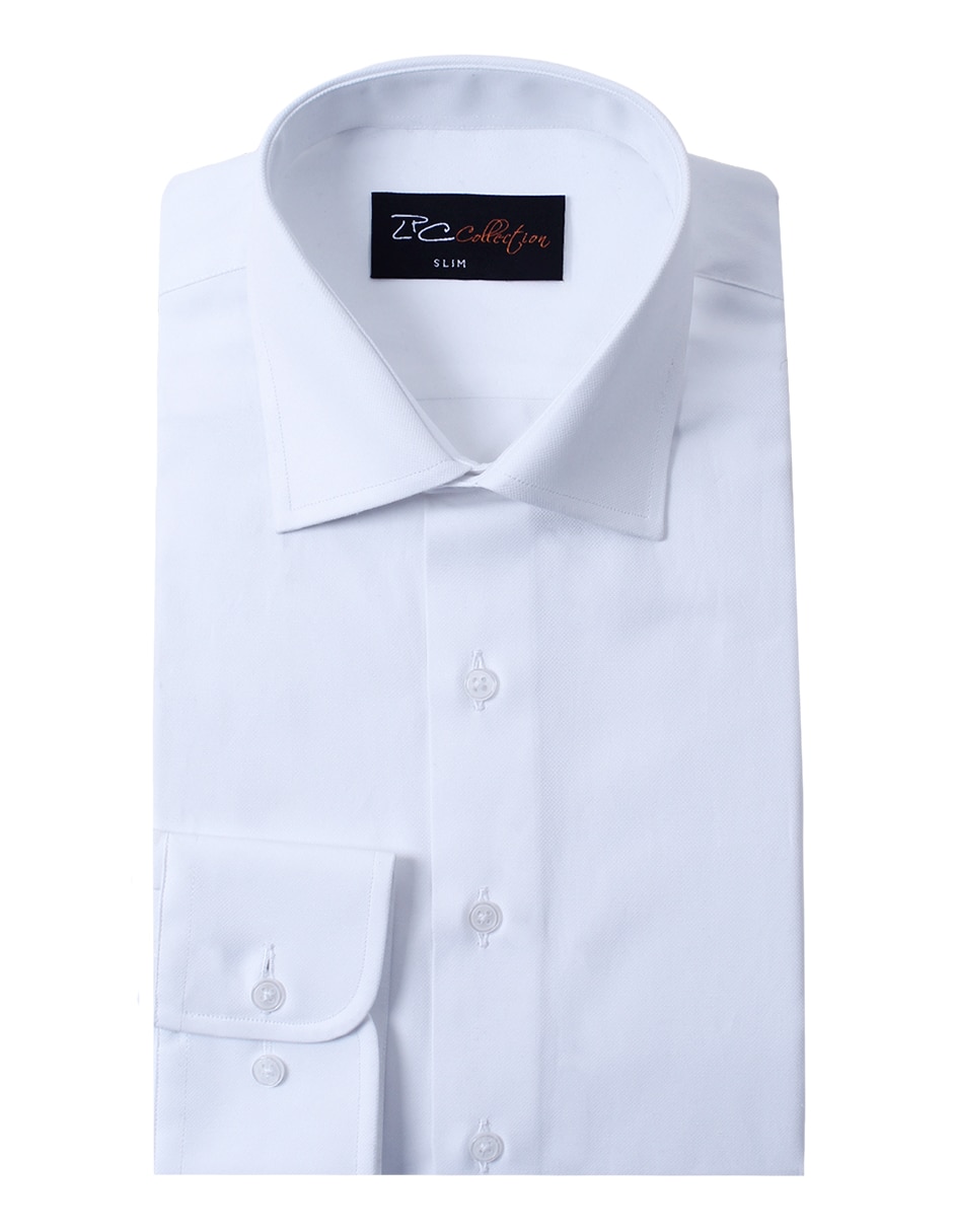 Camisa formal manga larga para hombre
