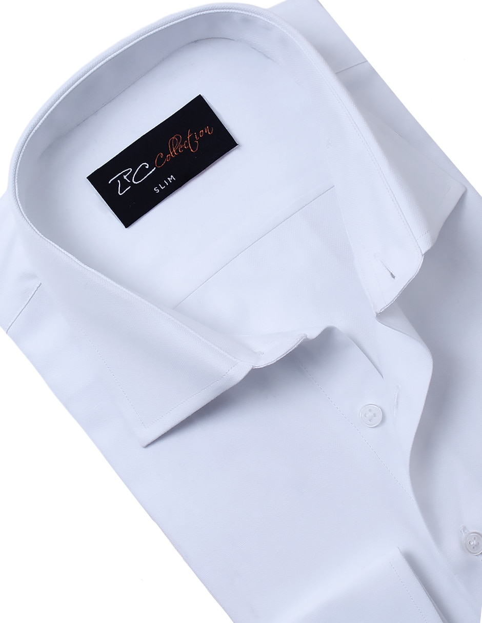Camisa formal manga larga para hombre 2