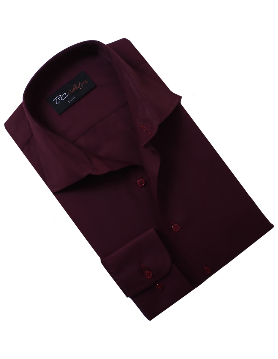 Camisa formal manga larga para hombre 3