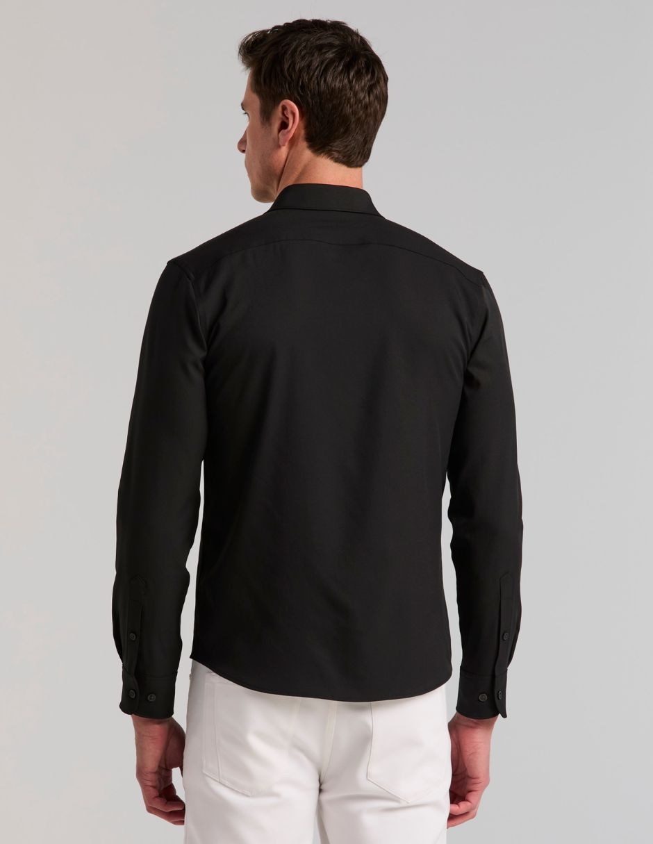 Camisa formal manga larga para hombre 5