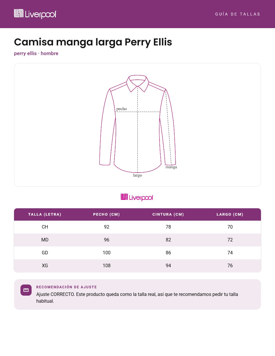 Camisa formal manga larga para hombre 2