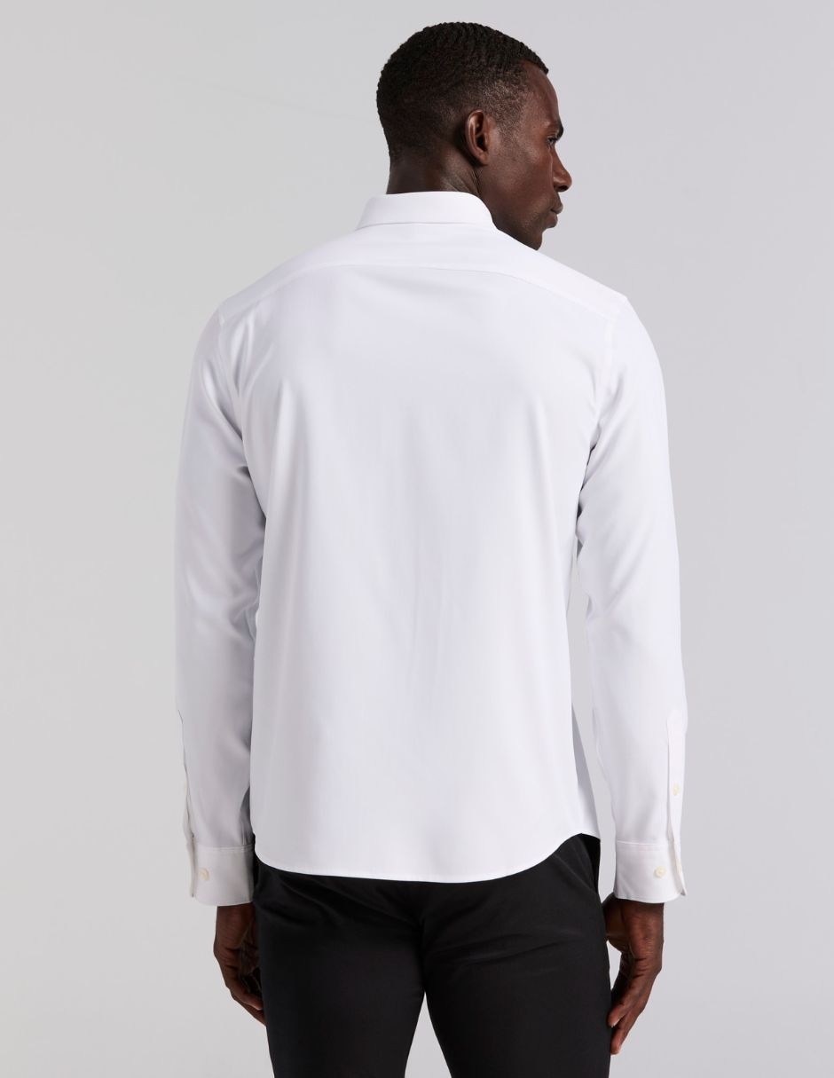Camisa formal manga larga para hombre 2