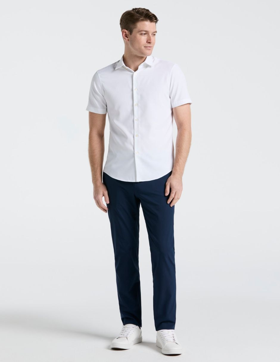Camisa business casual manga corta para hombre Camisa business casual manga corta para hombre