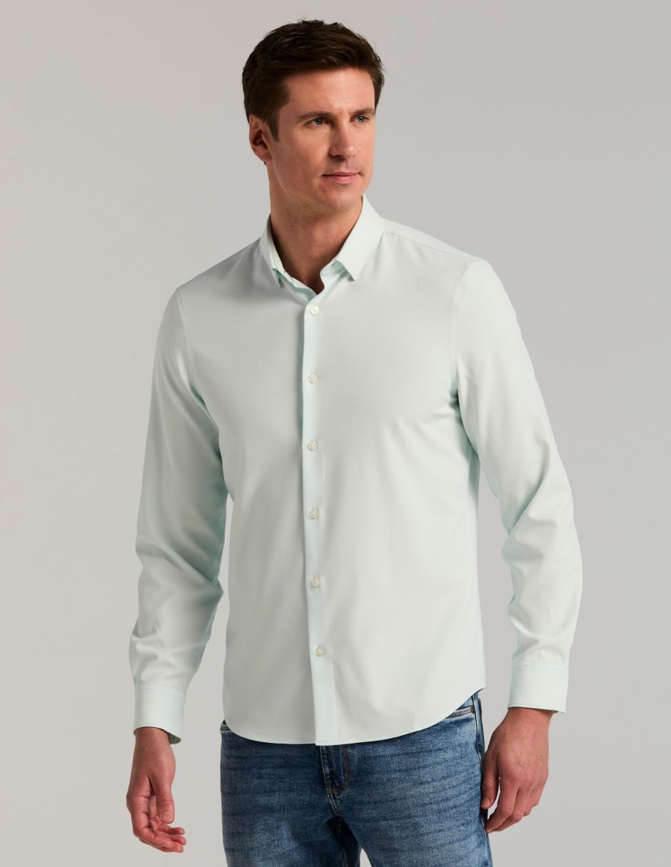 Camisa Business casual de (si aplica) Poliéster manga Larga para hombre Camisa Business casual de (si aplica) Poliéster manga Larga para hombre