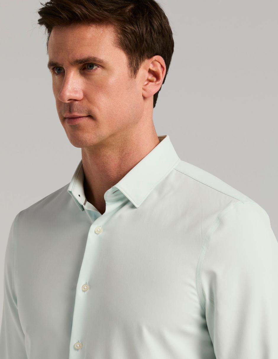 Camisa Business casual de (si aplica) Poliéster manga Larga para hombre 4