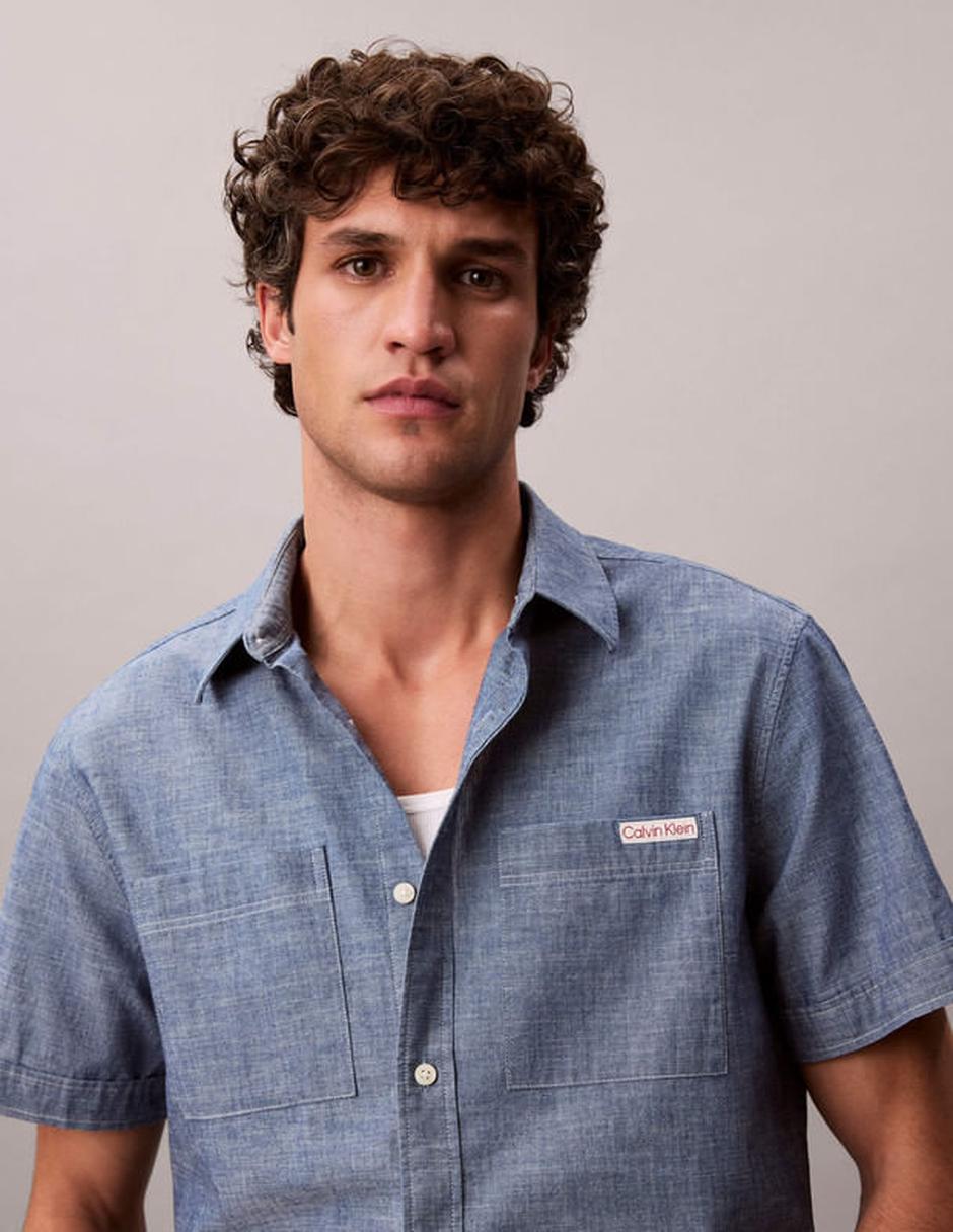 Camisa clásico manga corta para hombre 3