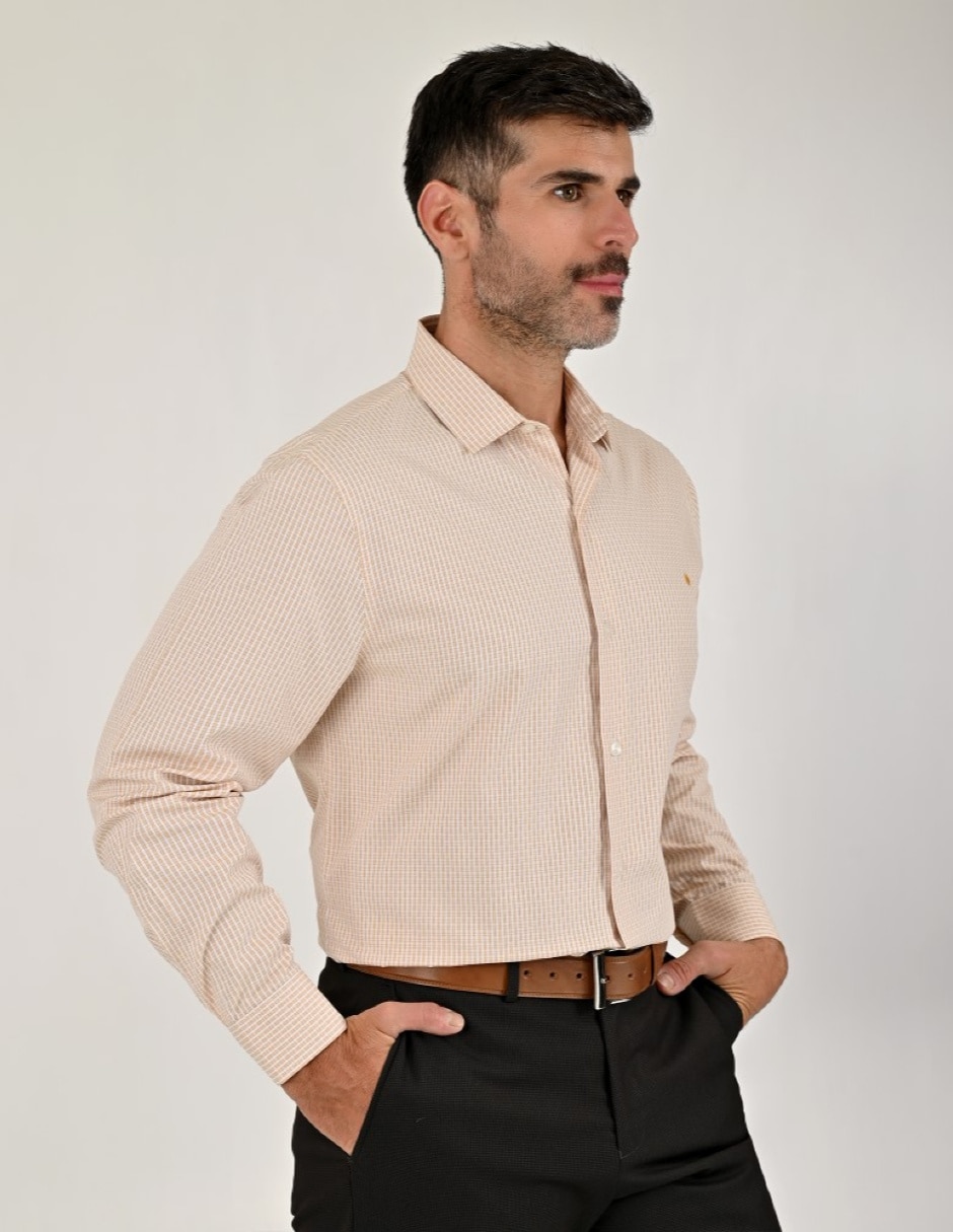 Camisa Casual Otoño Invierno de (si aplica) Poliamida manga Larga para hombre 3