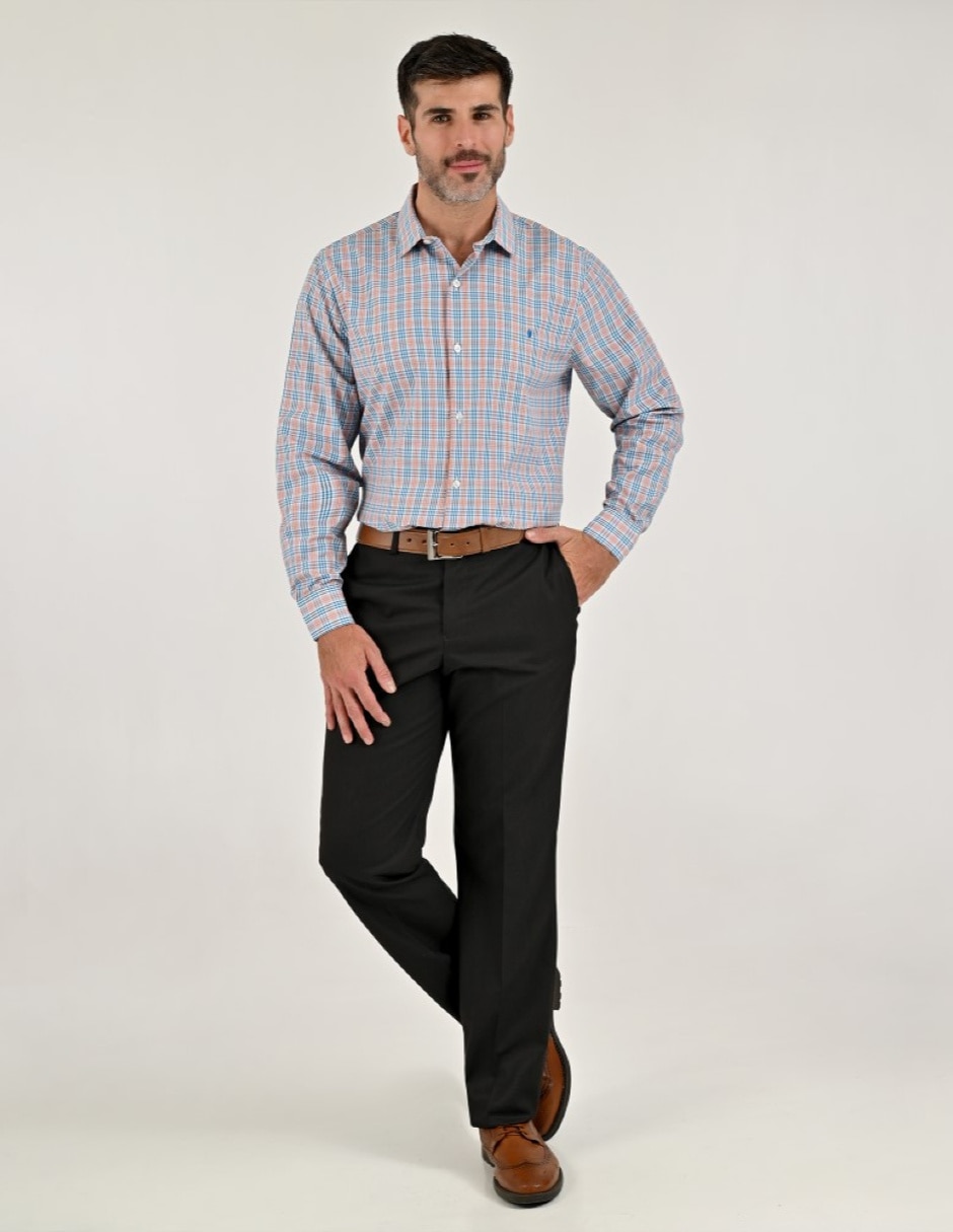 Camisa Casual YALE Otoño Invierno de (si aplica) Algodón y poliéster manga Larga para hombre 4