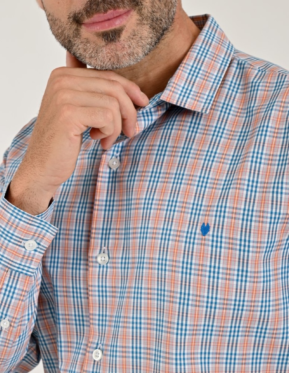 Camisa Casual YALE Otoño Invierno de (si aplica) Algodón y poliéster manga Larga para hombre 5